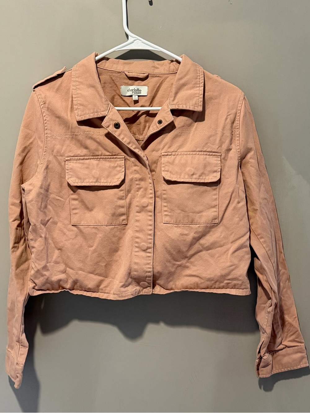 charlotte russe crop jacket size medium